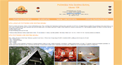 Desktop Screenshot of pocitniska-hisa.bohinj.destina.si